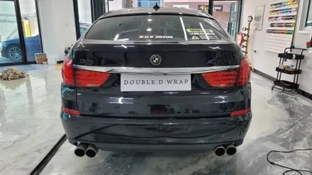 김해 장유 창원 랩핑 BMW 5GT 크롬죽이기 및 부분랩핑 본넷랩핑 / 김해 율하동