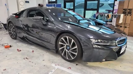 김해랩핑 장유 창원 BMW i8 순정느낌으로 전체 랩핑 재시공 _ 더블디랩 / 김해 율하동