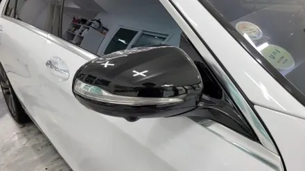 김해랩핑 장유랩핑 벤츠 S500 전체랩핑 유광화이트_창원 부산 / 김해 율하동