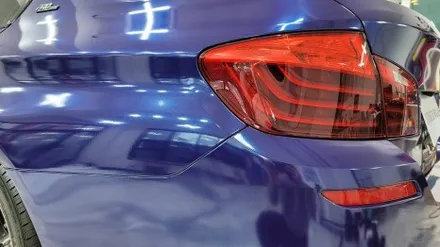 김해 장유 부산 랩핑 F10 520d(5시리즈) 전체랩핑 (마그네틱 버스트 블루) / 김해, 부산, 창원