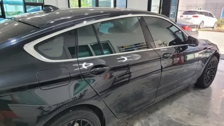 김해 장유 창원 랩핑 BMW 5GT 크롬죽이기 및 부분랩핑 본넷랩핑 / 김해 율하동