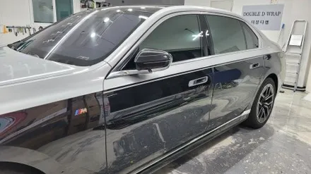 김해 장유 창원 랩핑  BMW 7시리즈(G70) 투톤 랩핑 듀오톤 랩핑 더블디랩 / 김해 율하동