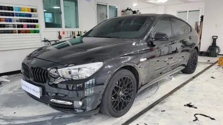 김해 장유 창원 랩핑 BMW 5GT 크롬죽이기 및 부분랩핑 본넷랩핑 / 김해 율하동