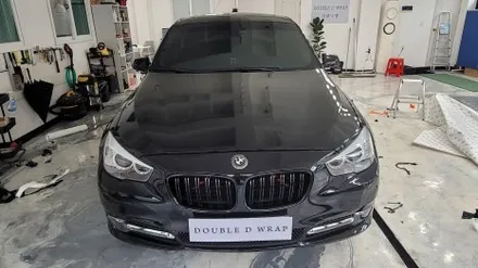 김해 장유 창원 랩핑 BMW 5GT 크롬죽이기 및 부분랩핑 본넷랩핑 / 김해 율하동