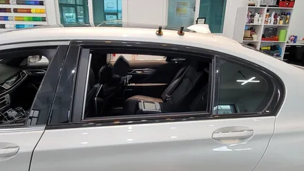 김해랩핑 장유랩핑 BMW 7시리즈 크롬죽이기 크롬가리기 / 김해, 부산, 창원