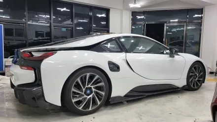 김해랩핑 장유 창원 BMW i8 순정느낌으로 전체 랩핑 재시공 _ 더블디랩 / 김해 율하동