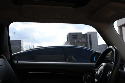 광주 썬팅 / BMW 미니쿠퍼  레이니블루 / 광주 광산