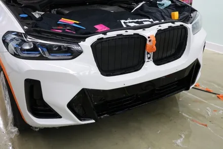 광주 광산구 PPF / BMW X4 앞범퍼 전체 보험처리 시공! 1인 대표 책임 작업 / 광주 광산