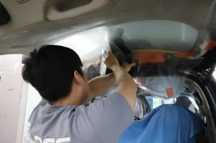 광주 썬팅 잘하는 곳 모토카샵! 올 뉴 카니발에 글라스틴트 레이니 블루를 입히면?! / 광주 광산