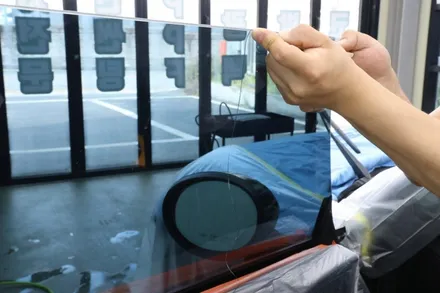 광주 썬팅 / BMW 미니쿠퍼  레이니블루 / 광주 광산