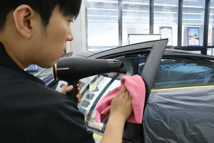 광주 밝은농도 썬팅 글라스틴트 로데 전면 70%, 측후면 35% 아반떼 AD 재시공 / 광주 광산