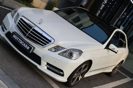 벤츠 W212 E 클래스 / 글라스틴트 레이니 블루 / 광주 광산