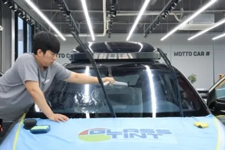 광주 썬팅 잘하는 곳 모토카샵! 올 뉴 카니발에 글라스틴트 레이니 블루를 입히면?! / 광주 광산
