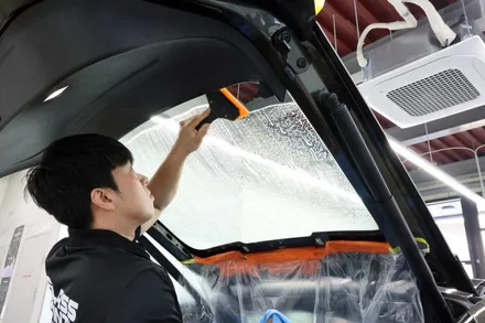 광주 썬팅 재시공 /BMW X6 LCI / 글라스틴트 소나 / 광주 광산