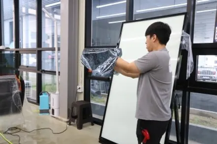 광주 썬팅 / BMW 미니쿠퍼  레이니블루 / 광주 광산
