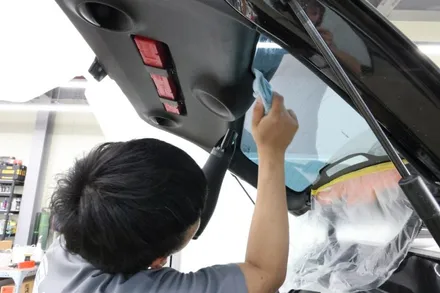 광주 썬팅 / BMW 미니쿠퍼  레이니블루 / 광주 광산