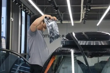 광주 썬팅 잘하는 곳 모토카샵! 올 뉴 카니발에 글라스틴트 레이니 블루를 입히면?! / 광주 광산