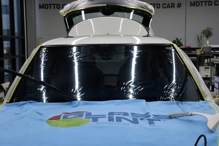 광주 썬팅 / BMW 미니쿠퍼  레이니블루 / 광주 광산