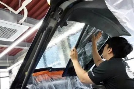 광주 썬팅 재시공 /BMW X6 LCI / 글라스틴트 소나 / 광주 광산