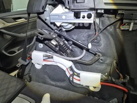 BMW IX3 광주 수완지구 4채널 블랙박스와 보조배터리 장착 / 광주 광산