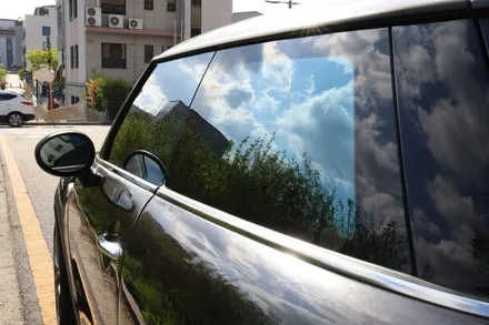 광주 썬팅 / BMW 미니쿠퍼  레이니블루 / 광주 광산