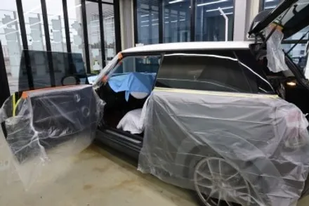 광주 썬팅 / BMW 미니쿠퍼  레이니블루 / 광주 광산
