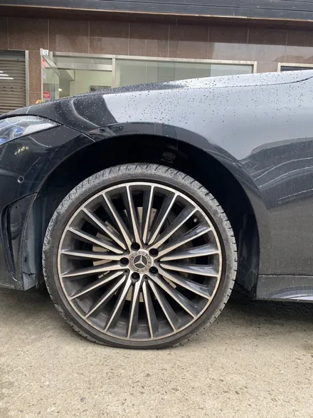 벤츠 CLS450 포트홀사고 휠크랙 알곤용접 업체[휠용접후기] / 서울 서초