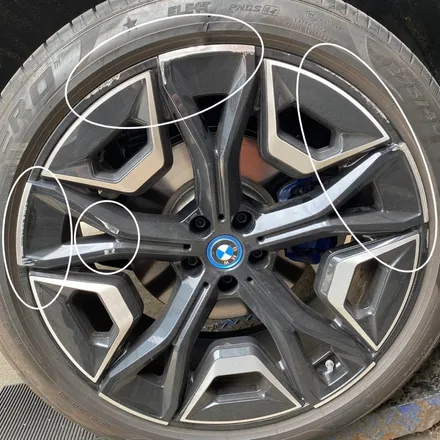 BMW ixm 순정 휠복원 당일작업 했어요 / 서울 서초