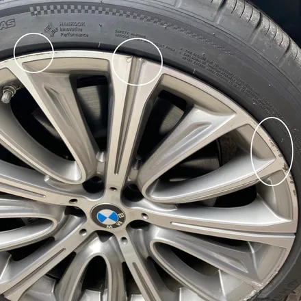 자동차 휠 복원 비용 BMW 7시리즈 교체 없이 당일 수리로 깔끔한 작업 / 서울 서초