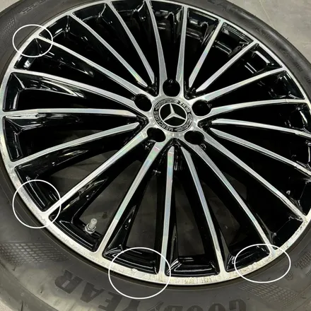 2024 GLC300 4MATIC 20인치 순정휠 휠복원 [자동차휠수리] / 서울 서초