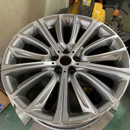 자동차 휠 복원 비용 BMW 7시리즈 교체 없이 당일 수리로 깔끔한 작업 / 서울 서초