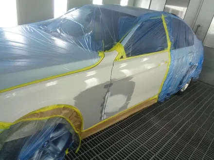BMW 320d 자차 보험수리 외형복원 판금복원 도색 후기 / 서울 서초