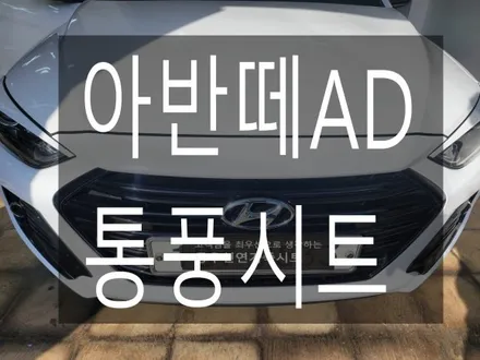 (울산통풍시트) 아반떼AD 통풍시트로 시원한 운행하셔요. / 울산 북구 연암동