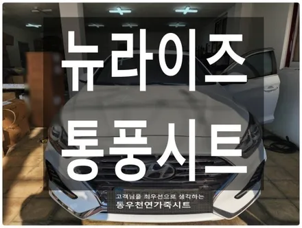 뉴라이즈 통풍시트 순정 작업(공조기 교체, 여름·겨울 체감 확실한 옵션) / 울산 북구 연암동