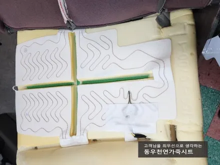 (울산열선시트) 올뉴카니발 2열 열선시트 순정부품으로 작업하였습니다. / 울산 북구 연암동