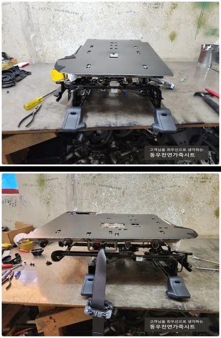 EV6 후석 순정열선시트 + 평탄화시트 작업입니다. / 울산 북구 연암동
