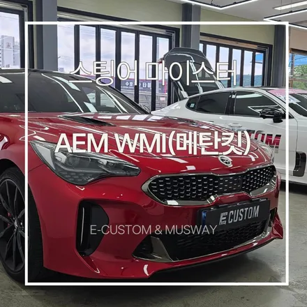 \'스팅어 흡기온 내리는 방법\' 스팅어 마이스터 AEM메탄킷 장착 / 경기 남양주