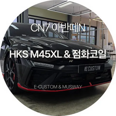 아반떼N 경정비 작업 HKS M45XL 모비스순정 점화코일 교체 / 경기 남양주