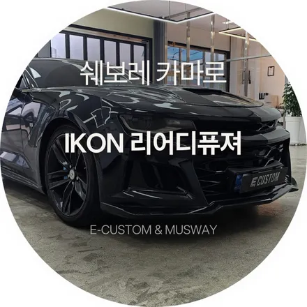 쉐보레 카마로 IKON 리어디퓨져 인스톨 / 경기 남양주