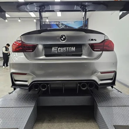 BMW F82 M4 볼스테이너 V타입 카본디퓨져 교체 / 경기 남양주