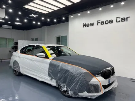 부천 옥길 중고차 썬팅 BMW 5시리즈 레이노 F95 재시공 / 부천 소사구 옥길동