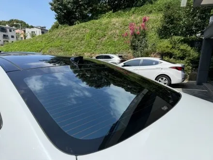 부천 범박동 제네시스 G80 스포츠 썬팅 재시공 글라스틴트 레이니블루 / 부천 소사구 옥길동