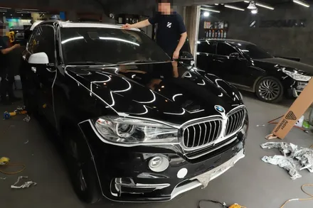 자동차 전체랩핑 이렇게만 해다오(x5 랩핑) / 하남, 광주, 송파