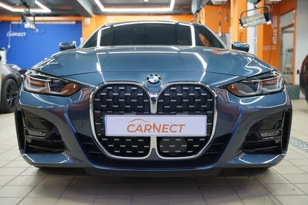 BMW4시리즈 포인트랩핑 스타일 살리는 그릴크롬죽이기 / 하남, 광주, 송파
