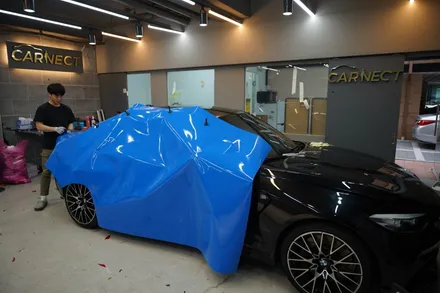 BMW M2 전체랩핑 인텐스블루 (판교 전체랩핑) / 하남, 광주, 송파