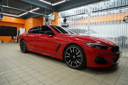 BMW 전체랩핑 페라리 레드 색상으로 시공완료 / 하남, 광주, 송파