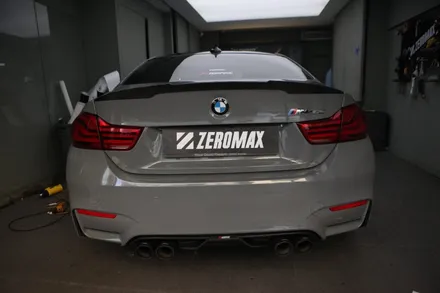 BMW M4 락그레이 랩핑 사고로 입고 됬습니다(인천 랩핑) / 하남, 광주, 송파
