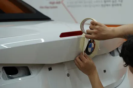 차량전체랩핑 BMW430i 3M사틴블랙 풀 체인지 (과천 광명) / 하남, 광주, 송파