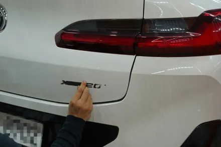 BMWX4전체랩핑 3M보트블루와 유광블랙 크롬죽이기 킹조합 / 하남, 광주, 송파