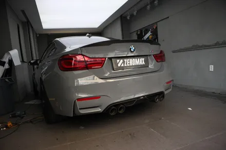 BMW M4 락그레이 랩핑 사고로 입고 됬습니다(인천 랩핑) / 하남, 광주, 송파